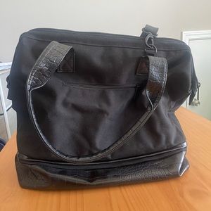 BEIS mini croc weekender